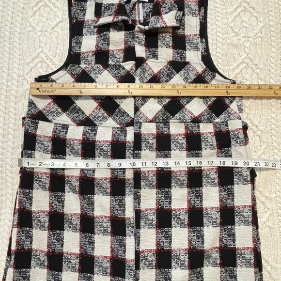BCBGeneration Plaid Long Blazer Sleeveless Blazer Size Large - Picture 13 of 16